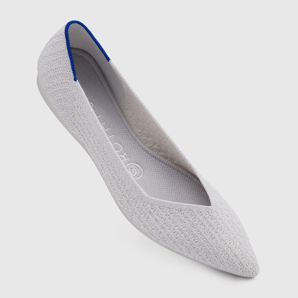 Salt honeycomb grey rothy flats